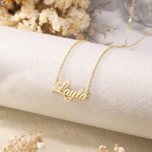 SIGNATURE NAME NECKLACE - GOLD PLATED
