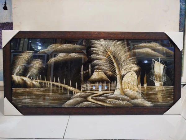 Vintage velvet pirate painting | Wall Painting | Wall Ship Painting
