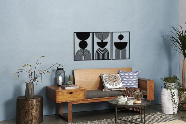 Mid Century Modern Wall Art Set of 3 - Image 3