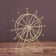 Karaz Wheel Model Decor Accent – Rustic Industrial Home Display