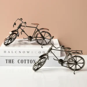 Mini Vintage Metal Bicycle | Handcrafted Iron Bike Decor