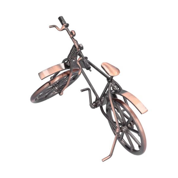 Mini Vintage Metal Bicycle | Handcrafted Iron Bike Decor - Image 5