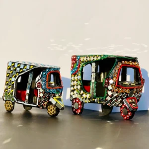 Premium Handmade Wooden Truck & Rickshaw Craft