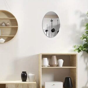 Acrylic Oval Mirror Wall Sticker