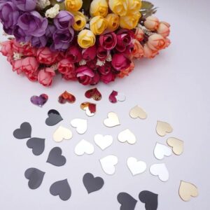 ACRYLIC HEART WALL STICKER