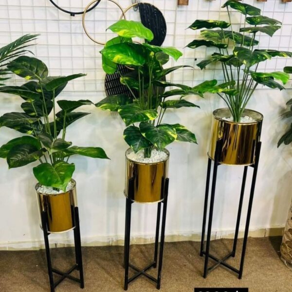 Home Decor Corner Flower Pot with Stand – 3Ft Tall Plant Holder (1 Pc) - Image 3