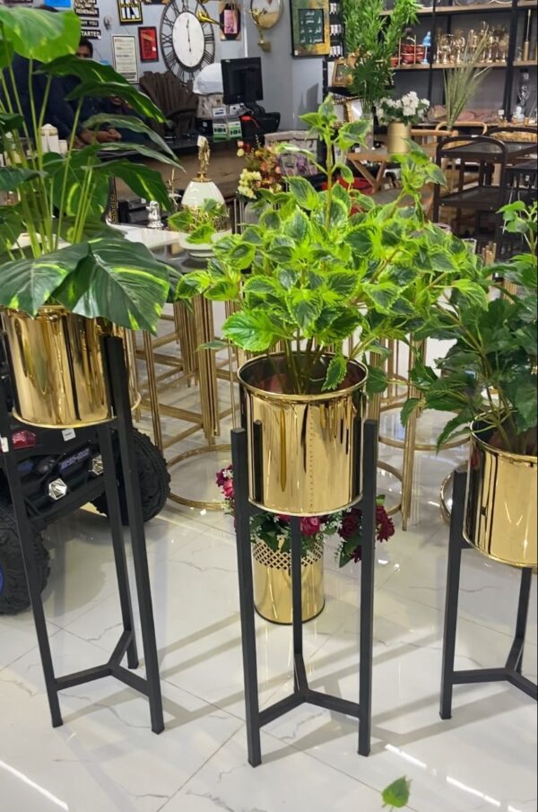 Home Decor Corner Flower Pot with Stand – 3Ft Tall Plant Holder (1 Pc) - Image 4