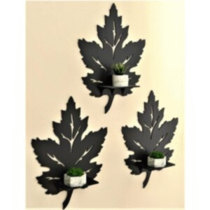 DIY Miniature Leaf Shelves (Wooden)