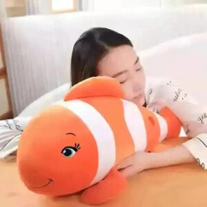 Clownfish Heart Plush Toy – Cute Soft Stuffed Animal for Kids, Couples & Gift Decor