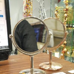 Fancy Small Mirror – Decorative Handheld/Desk Mirror