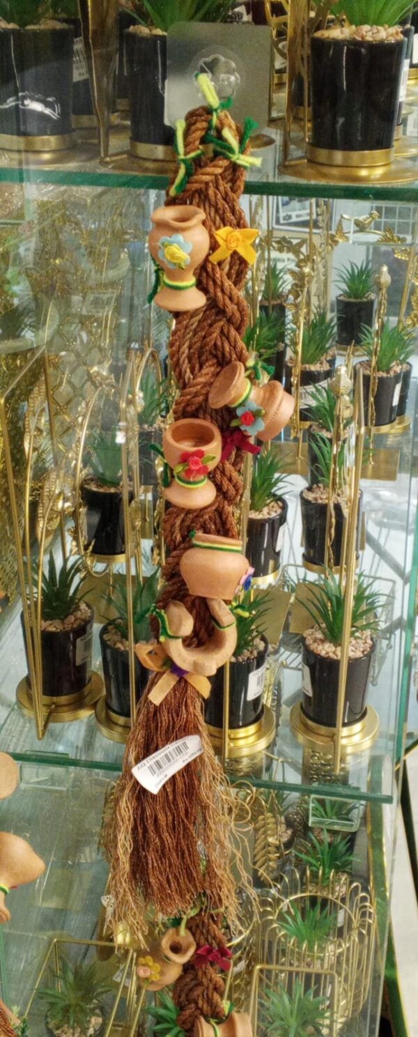 Decorated Jute Rope & Pots – Rustic Handmade Home & Office Décor
