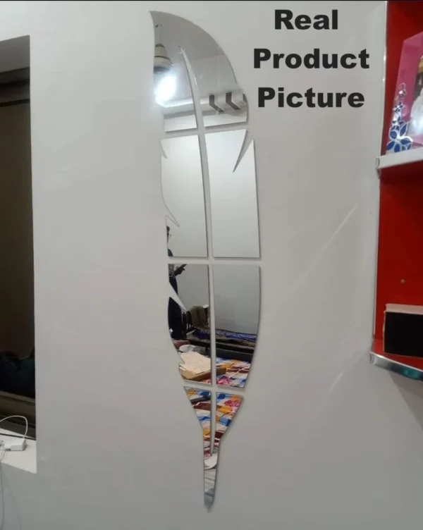 Premium Acrylic Leaf Mirror – Elegant Wall Decor for Home & Office - Image 6