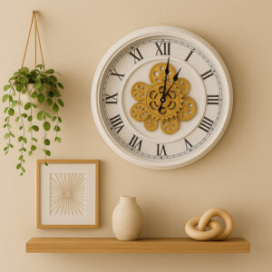 Imported Home Decor Wall Clock – Gear Moving Design