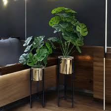 Home Decor Corner Flower Pot with Stand – 3Ft Tall Plant Holder (1 Pc)