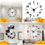 Winter Sale – Buy 1 Get 1 Free | 12-Inch Large Needle Wall Clock (Self Adhesive)
