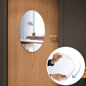 Unbreakable Imported Acrylic Mirror – Self-Adhesive Wall Decor