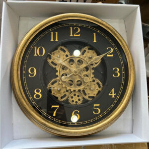 Home Decor Antique Gear Wall Clock – Vintage Working Gear Design