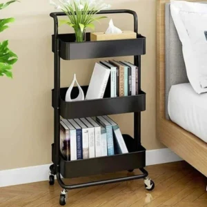 3-Tier Kitchen Storage Trolley Rack