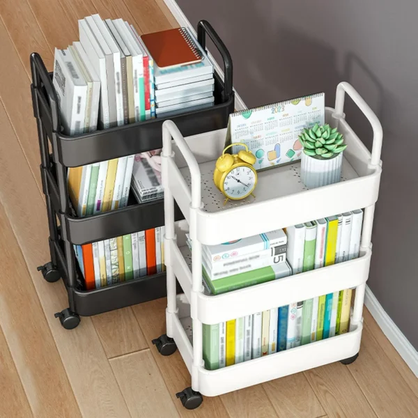 3-Tier Kitchen Storage Trolley Rack - Image 3